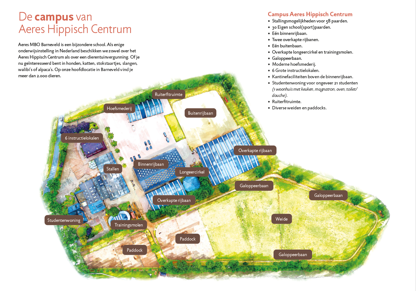 Plattegrond Aeres Hippisch Centrum